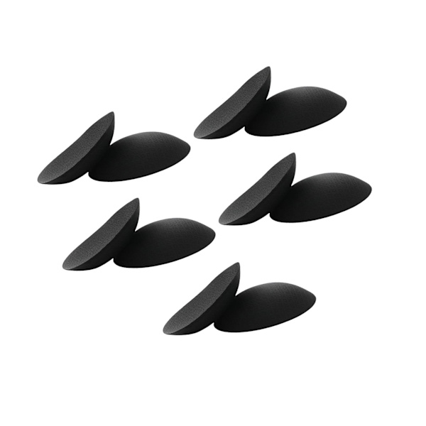 1/2/3 5 Par Dam BH Inserts Pads Mjuk baddräkt vaddering Black 13.5 x 10.5cm 1Set