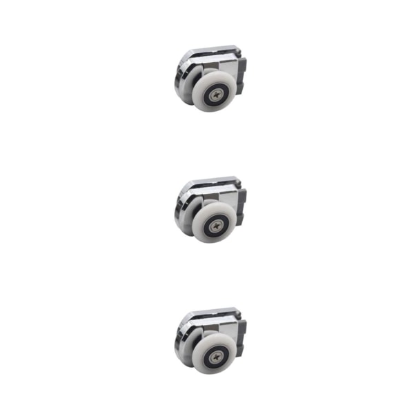 1/2/3 zinklegering Duschdörr Rullhjul för Duschrum Dusch Bottom 4 x 3.5cm 3Set