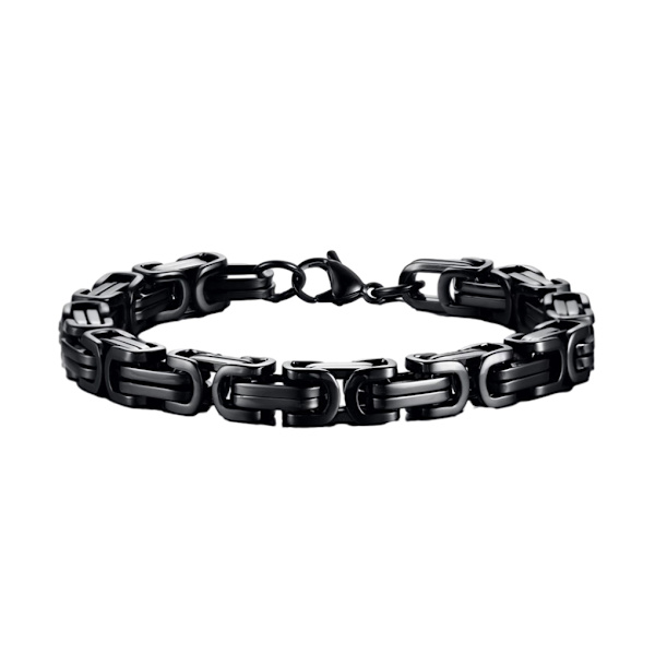 Metall elegant och unik kedja Halsband Showcase personlighet All black