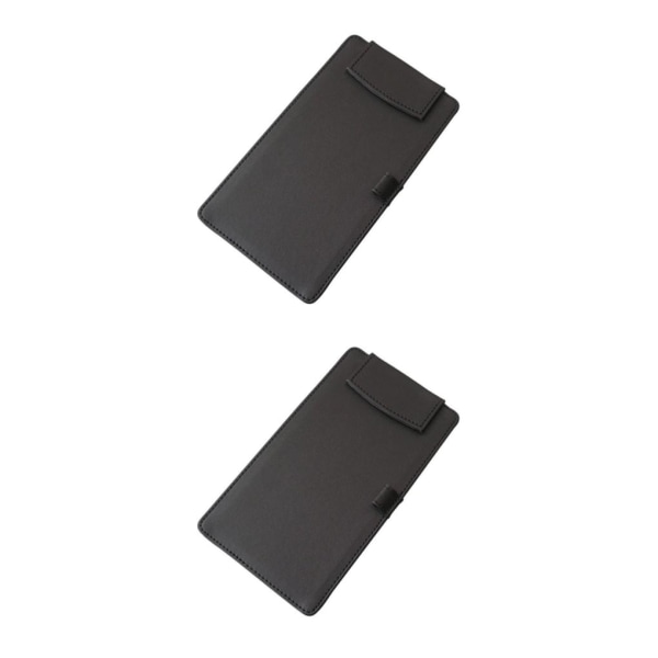 1/2 A6 Pu Läder Restaurang Meny Mapp Anteckningsmapp Skrivblock 2Set