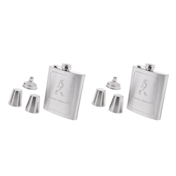 1/2/3 7oz rostfritt stål Höftkolv Set Fickkolv för med Type C 2Set