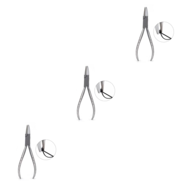 1/2/3/5 Glasögon Båg Tång Multi-Purpose för optiker YG1007 Approx. 15.5x5cm 3Set