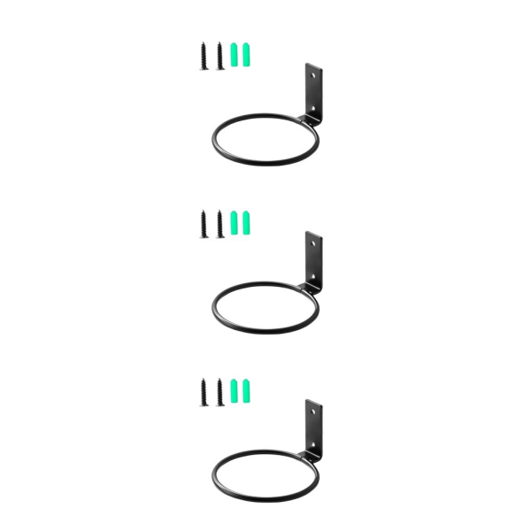 1/2/3/5 svart metallfäste Stark och hållbar växtkrok 4 inches（100g） 3PCS