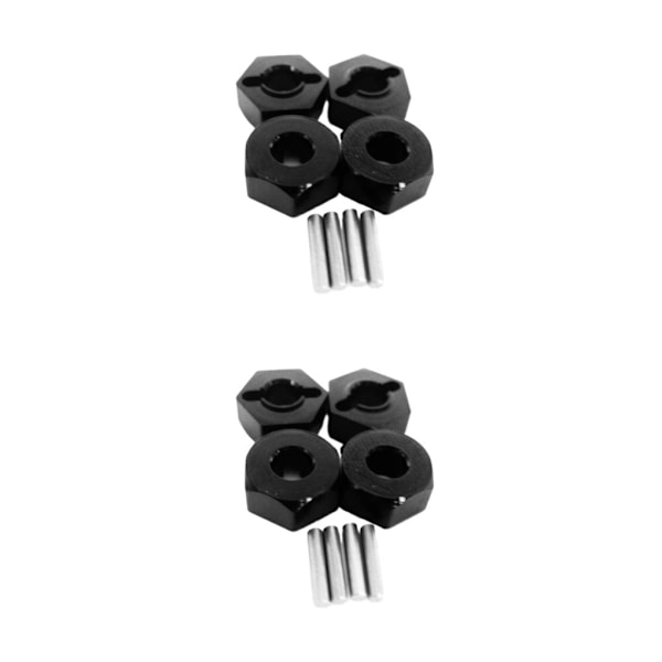 1/2/3/5 4MM hjulfäste för 1/14 LC larvband Hög precision 4MM black 2Set