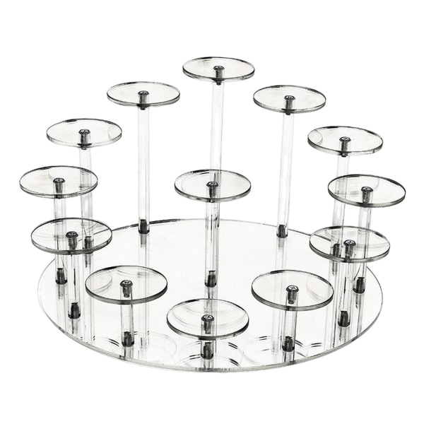 1/2/3 Acrylic Display Stand Organizer Tiered Display Stand för S 1Set