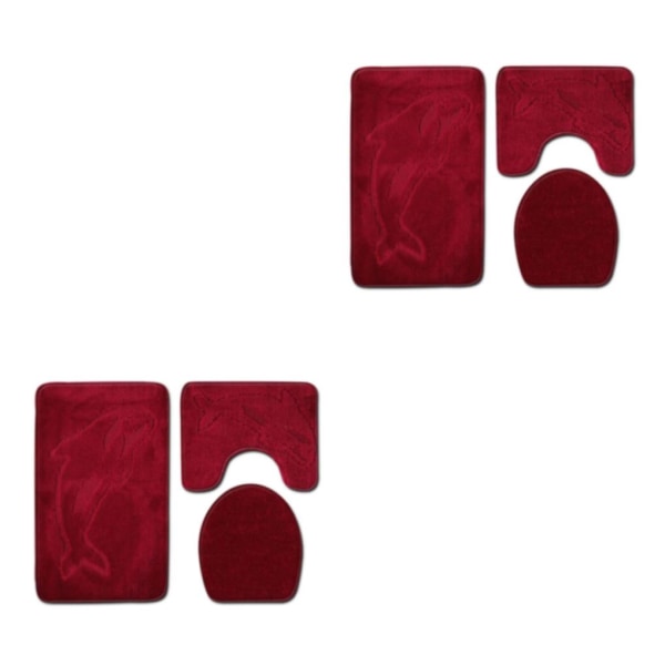 1/2 3pack/lot Halkfri Chenille Badmatta Lätt att installera PJ210922-A012 2Set