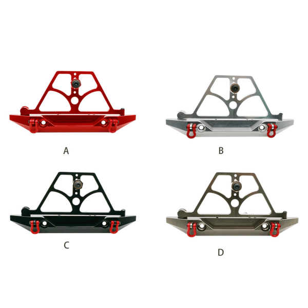 1/2/3/5 bakre stötfångare Anti-kollisionskort för AXIAL SCX10 1/10 Red 1Set