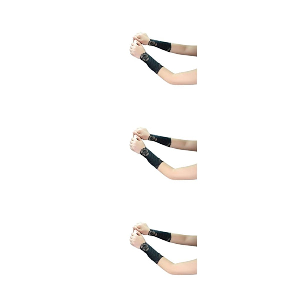 1/3/5 Njut av utomhusaktiviteter med ärmar sommararm black Length 18cm 3Set