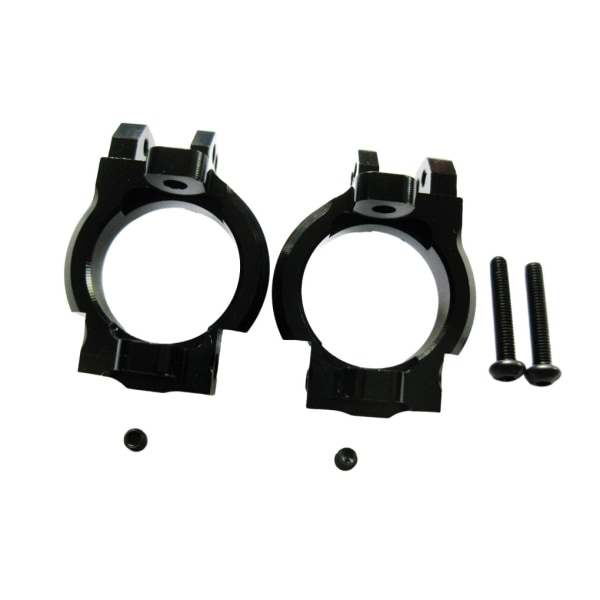 1/2/3/5 2pack/lot Aluminium främre C-nav hjulblock för axial Black 5Set