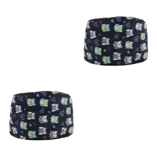 1/2/3/5 Scrub Hat Health Service Working Cover Svettband Style 1 2Set