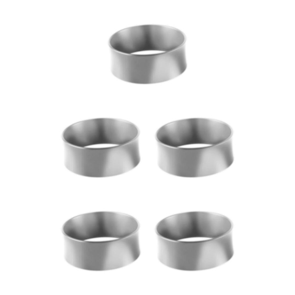 1/2/3/5 58mm kaffedoseringsringar för espressodoseringstratt Silver 75.3x29mm 5Set