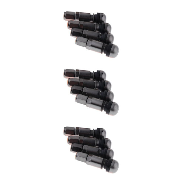 1/2/3/5 4 st Bil Slanglösa Hjul Dammlock Däckventilstammar Gray 3Set