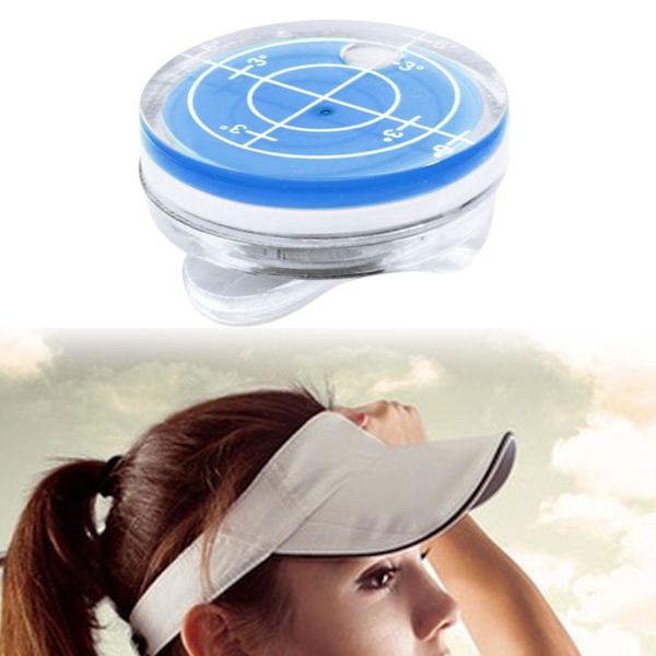 1/2/3/5 För Golf Ball Marker Nivå Funktion Hattklämma för golfare Blue 2.5cm 1Set