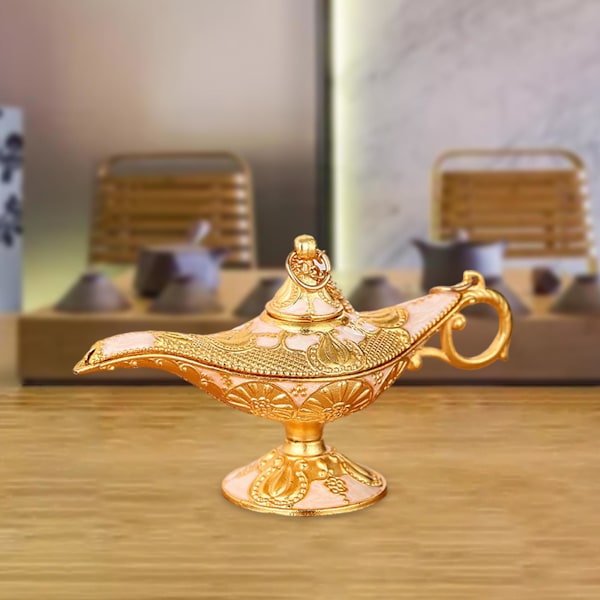1/2/3/5 Aladdin Lamp Genie Costume Light Art Craft Classic Gold White 8.5x3x3.5cm 1Set