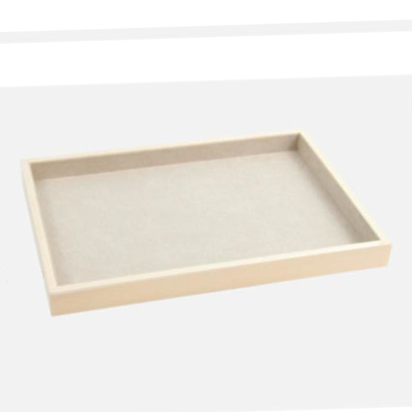 Trä smycken bricka Halsband Armband Förvaring Display Organizer Pick Tray 35.5 x 24.5 x 3cm