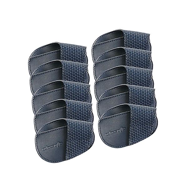 1/2/3 För Golf Head Covers PU Portabelt skydd för idrottare Deep Blue Large 10 Pcs 1Set