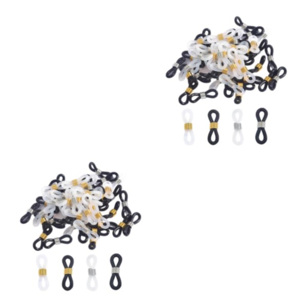 1/2/3/5 50 st Glasögon Glasögon Kedjeremshållare Loop Ends Type B 50 Pcs 2Set