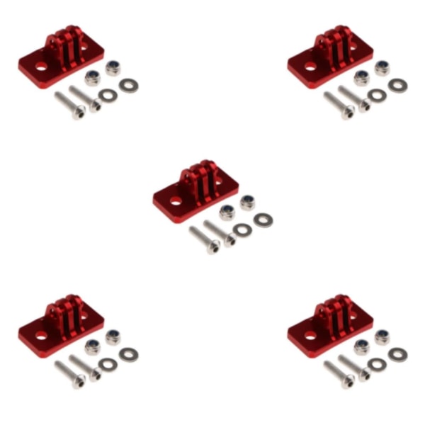 1/5 aluminiumlegering stativ Adapter Mount Base för Hero6/5/4/3+ 5Set