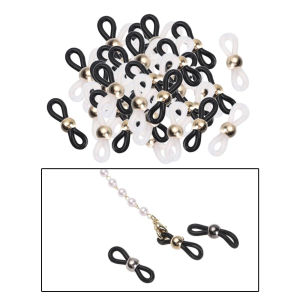 1/2/3/5 50 st Glasögon Glasögon Kedjeremshållare Loop Ends Type A 50 Pcs 1Set
