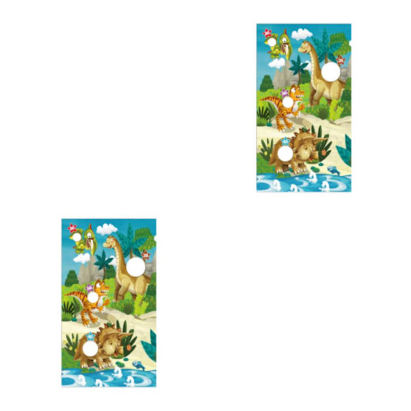 1/2/3 Återanvändbara speluppsättningar Banner Friends Interaction Toss Game Style C 2Set