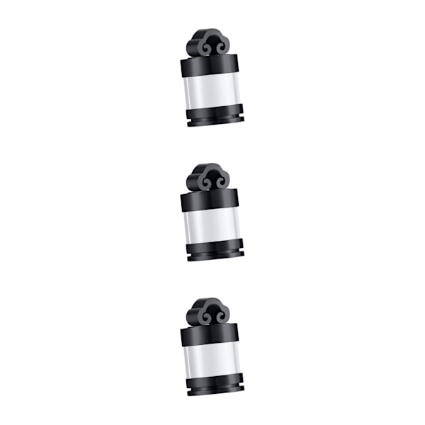 1/2/3/5 Memorial Pendant Halsband Parfymflaska för Ashes Black 3Set