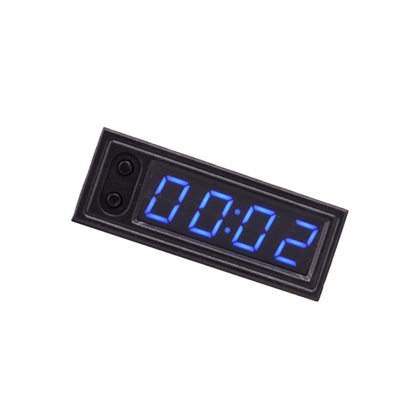 1/2/5 bilklocka voltmeter Hållbara universal Blue 58x22mm 1Set