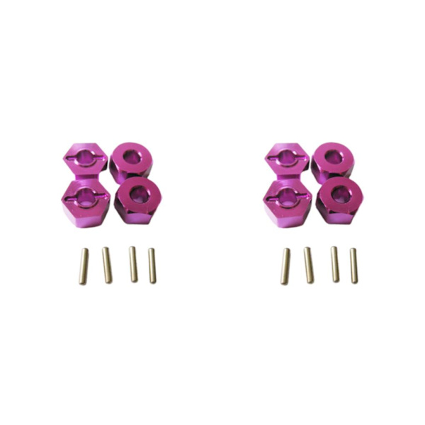 1/2/3/5 4MM hjulfäste för 1/14 LC larvband Hög precision 4MM purple 2Set