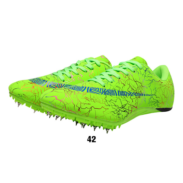 Lättvikts- och halkfria friidrottsspikskor för män Fluorescent Green 42