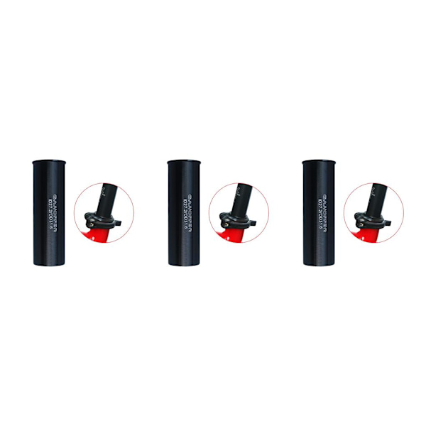 1/2/3/5 Sadelstolpe i aluminiumlegering 100 mm lång ombyggnad 27.2 to 31.6 3PCS