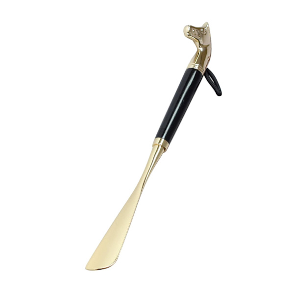 1/2/3 Wooden Shoe Horn Shoe Helper Tool Long Handle Shoehore 56cm Black Horse 1Set