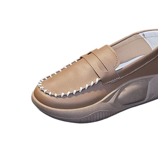 Casual Damskor Bekväma För Slip On Mjuk för Inomhus Khaki Size 37