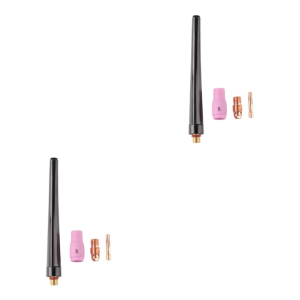 1/2/3/5 Hållbar TIG Svetsbrännare Tillbehör Spännhylsa Munstycke för 2PCS