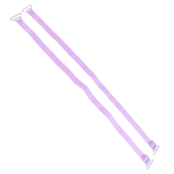 2/3/5 Dam Non-För slip BH-remmar Justerbar ersättning Purple 2Set
