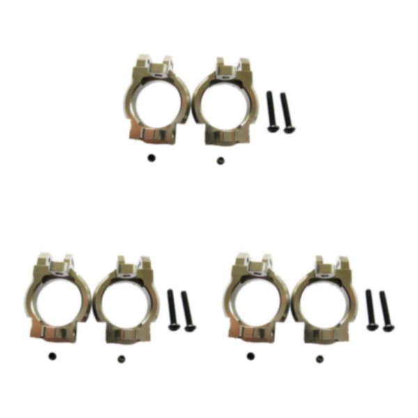 1/2/3/5 2pack/lot Aluminium främre C-nav hjulblock för axial Titanium 3Set