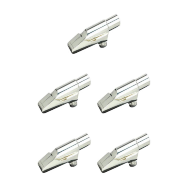 1/2/3/5 Nybörjarvänlig altsaxofonmunstycke med Silver Size 5 5PCS