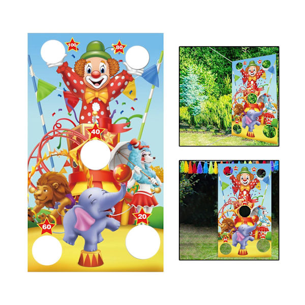 1/2/3 Återanvändbara speluppsättningar Banner Friends Interaction Toss Game Style B 1Set