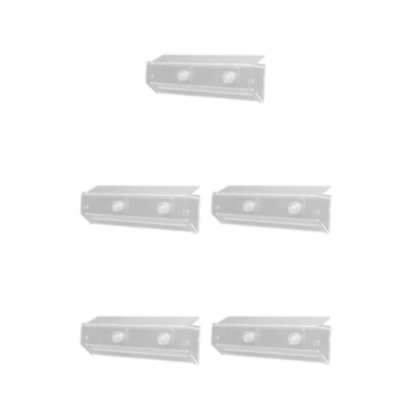 1/2/3/5 Multi hårförlängningshållare Wigsrack vägg Transparent 30.5 x 7.6 x 4.6cm 5Set