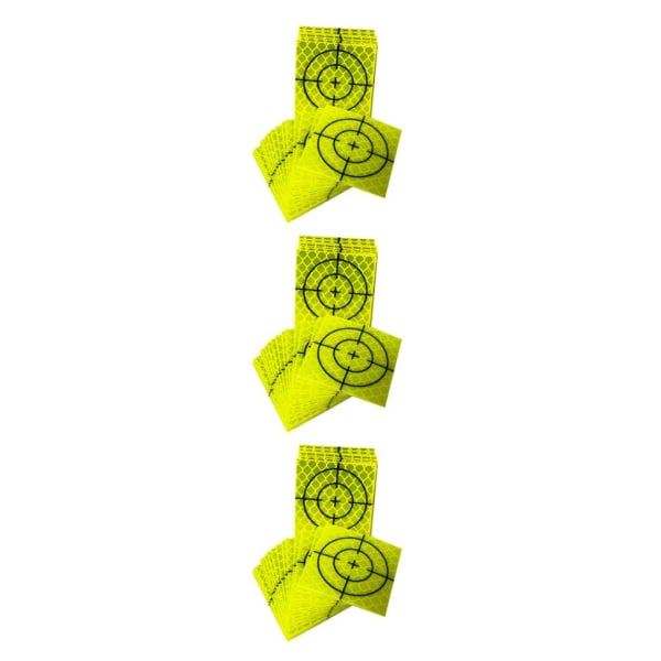 1/3 100st reflekterande tejp Målreflektor Målark för 100 pcs 5cmx5cm 3PCS