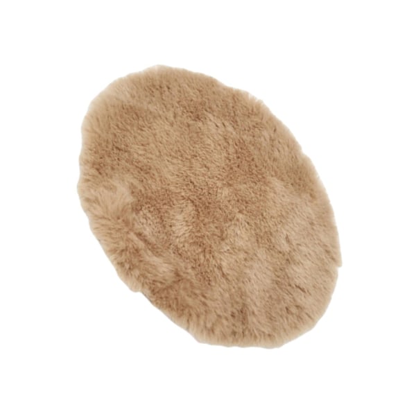 1/2/3/5 Plysch miniatyrmatta 1:12TH Dockhusleksak för camel color round round dia 18cm 2Set