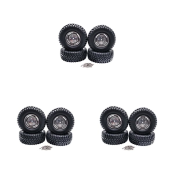 1/2/3/5 4-håls 100MM simuleringsdäck för ECX 1/12 Rc RGT136100 titanium 3Set