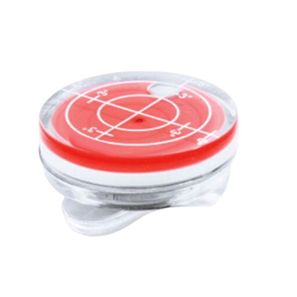 1/2/3/5 För Golf Ball Marker Nivå Funktion Hattklämma för golfare Red 2.5cm 1Set