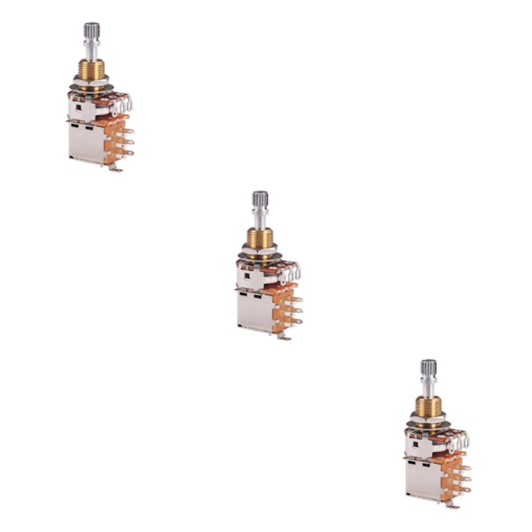 1/2/3/5 Gitarrpotentiometer Audio Pot Elektrisk gitarrbas A500K 3Set