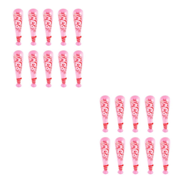 1/2/3/5 10-påse uppblåsbar baseboll - leksaker för barn och roliga spel pink 2PCS