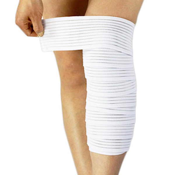 1/2/3/5 Elastiskt bandage Sport Brace Wrap Träningsutrustning White 200cm 1Set