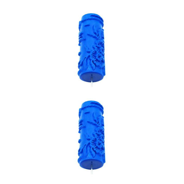 1/2/3 5' präglat mönster färgrulle DIY väggmålningskantskärare Blue Type 075 2Set