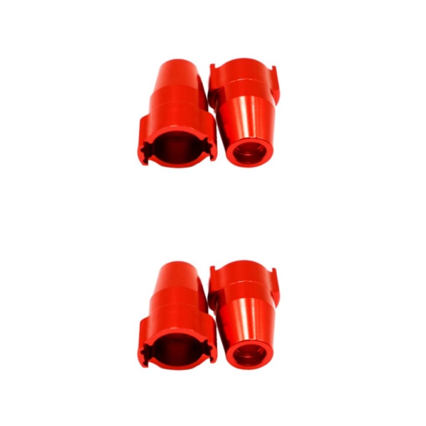 1/2/3/5 2 stycken bakre navhållare för 1/12 ECX Barrage Aluminium red 2Set