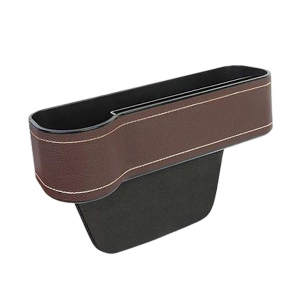 Förvaringslåda för organizer med mugghållare för Byd Atto 3 Brown Left height 18.5cm