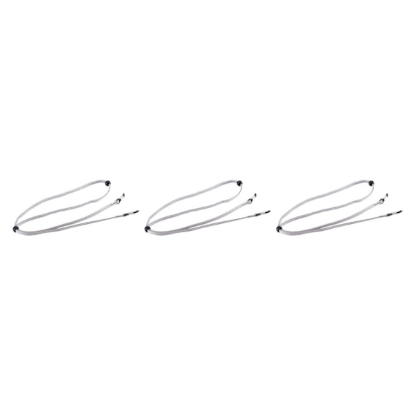 2/3/5 Glasögonrem Non- För Slip Stretchy Universal Rope Grey 26.77 Inch 3Set