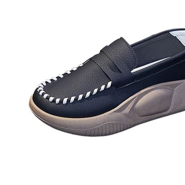 Casual Damskor Bekväma För Slip On Mjuk för Inomhus Black Size 37