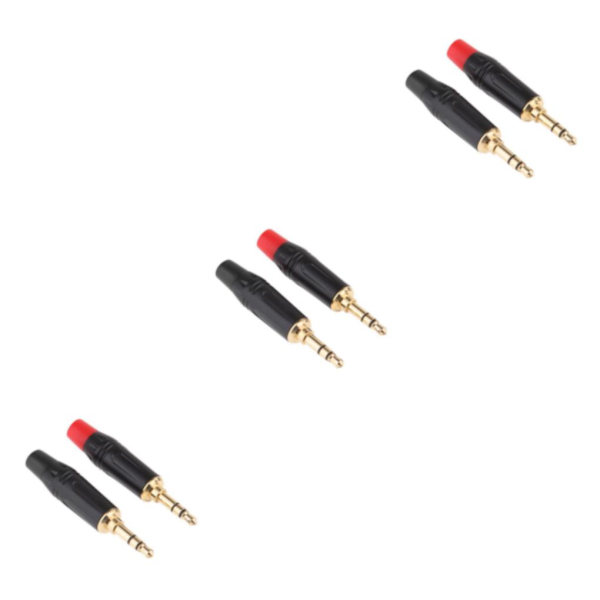 1/2/3/5 2 stycken 3,5 mm 3-poliga hanreparationshörlurar Ljudlödning 3Set
